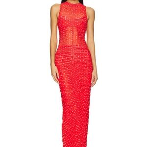 REVOLVE Red Sleeveless Maxi Dress